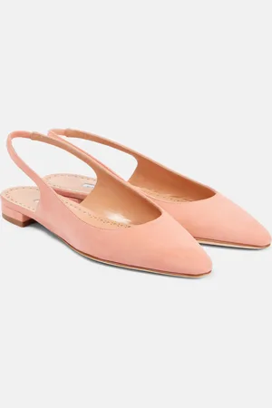 Manolo Blahnik Bailarinas destalonadas Sawra 10 de ante