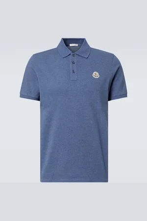 Moncler Polo de piqué de algodón