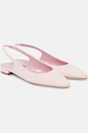 Manolo Blahnik Bailarinas destalonadas Sawra 10 de ante