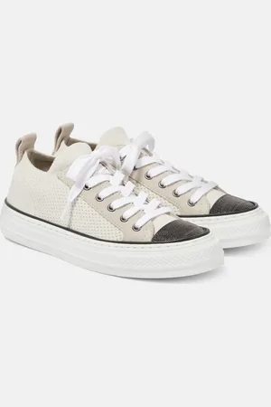 Brunello Cucinelli Zapatillas slip-on de punto