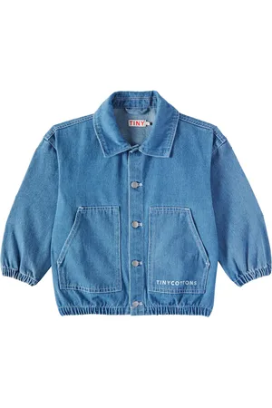 Tiny Cottons Chaqueta en denim con logo