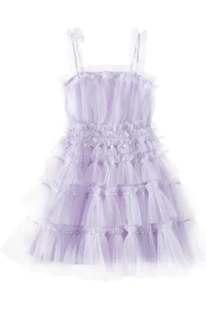 Tutu Du Monde Vestido Lola de tul a capas adornado