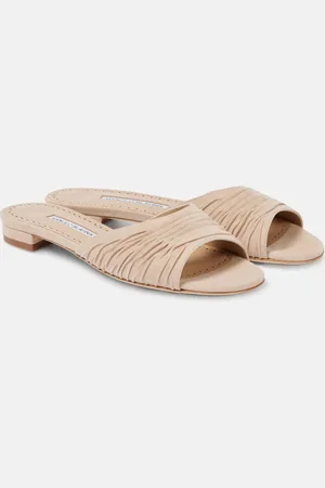 Manolo Blahnik Sandalias Piruaflat 10 de ante
