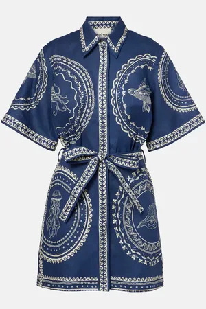 ALÉMAIS Alémais Vestido corto Oceane de lino