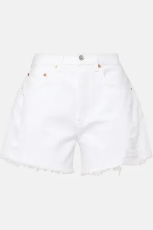 Citizens of Humanity Shorts Annabelle de denim con efecto desgastado