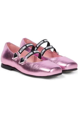 Moschino Bailarinas de piel