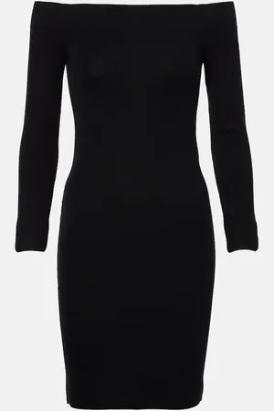 Tom Ford Vestido corto de cachemir y seda
