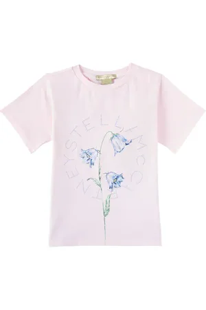 Stella McCartney Camiseta en jersey de algodón estampada