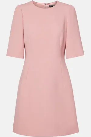 Dolce & Gabbana Vestido corto de lana virgen