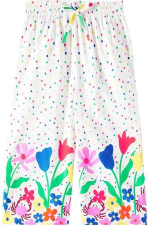 FÁBULA Fábula Pantalones anchos de algodón con lunares