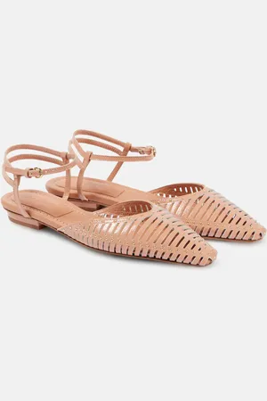 ULLA JOHNSON Bailarinas Violette de piel