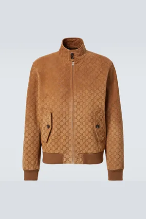 Gucci Chaqueta de ante GG