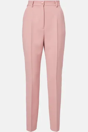 Dolce & Gabbana Pantalones slim de lana virgen