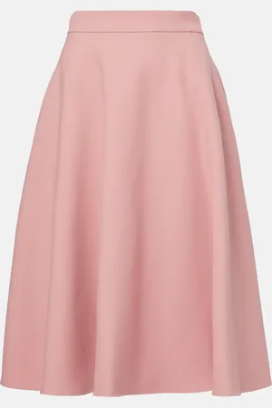 Dolce & Gabbana Falda midi de lana virgen