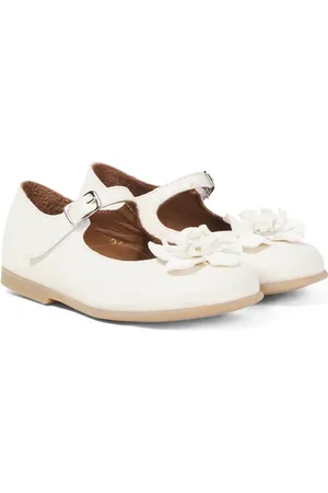 PèPè PèPè Bailarinas de piel con aplique floral