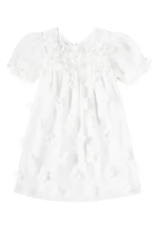 PATACHOU Vestido de chifón con aplique floral