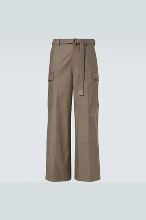 SACAI Pantalones cargo de algodón