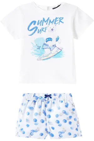 MONNALISA Bebé - set de camiseta y bermudas
