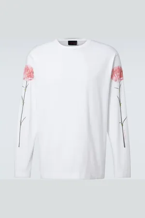 Simone Rocha Camiseta de jersey de algodón floral