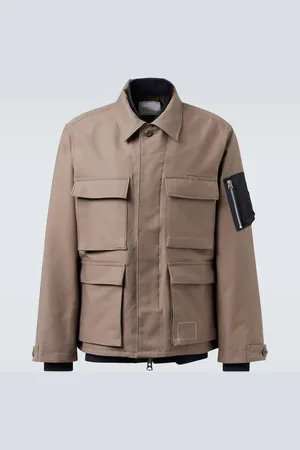 SACAI Chaqueta de algodón a capas