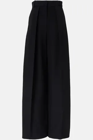 Khaite Pantalones anchos Maris de tiro alto