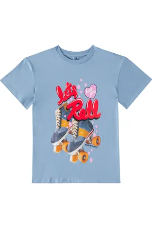 Stella McCartney Camiseta en jersey de algodón estampada