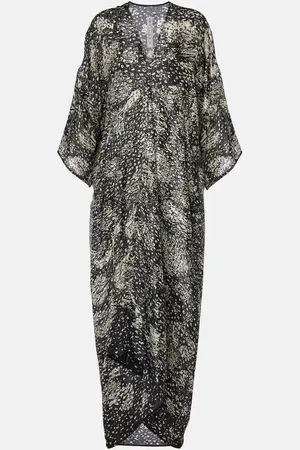 Rick Owens Vestido de fiesta Tommykite de satén drapeado