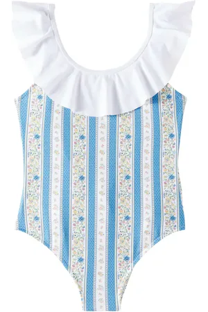 La Coqueta Bañador Mila floral a rayas