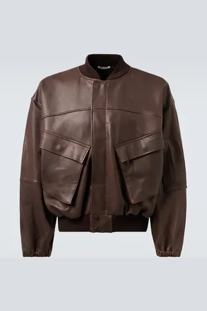 Auralee Chaqueta bomber de piel