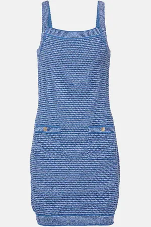 Gucci Vestido corto de mezcla de algodón
