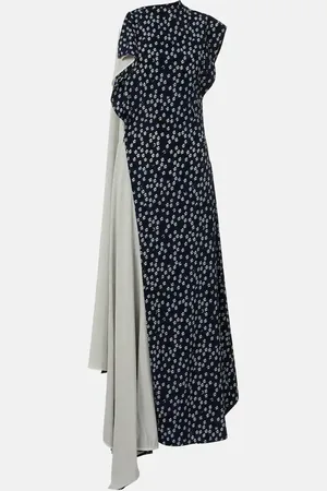 Proenza Schouler Vestido largo drapeado Devyn floral