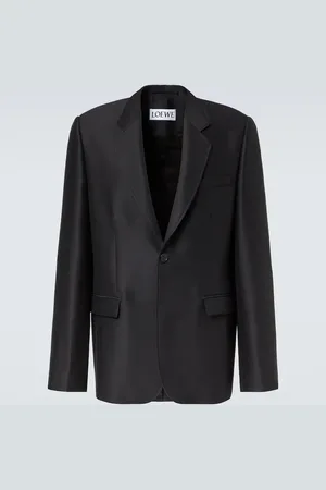 Loewe Blazer de lana y seda
