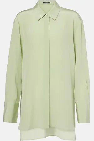 Joseph Camisa Bold de crepé de seda