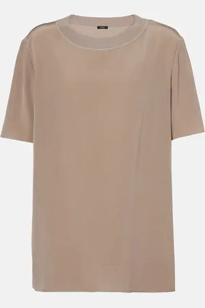 Joseph Camiseta Rubin de crepé de seda