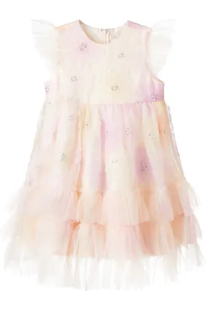 Tutu Du Monde Vestido Muse de tul a capas adornado