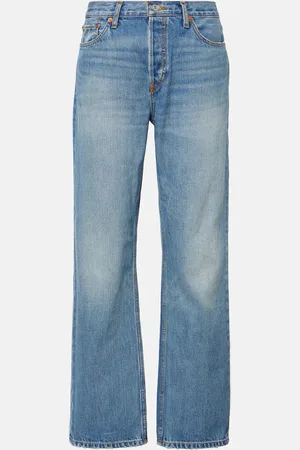 RE/DONE Jeans rectos The Standard de tiro medio