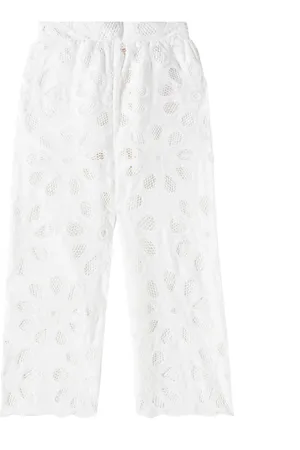 Tutu Du Monde Pantalones rectos Layla de encaje floral
