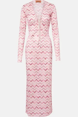 Missoni Vestido midi de lamé