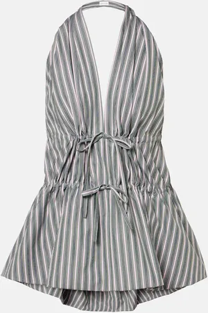 DRIES VAN NOTEN Top de algodón a rayas