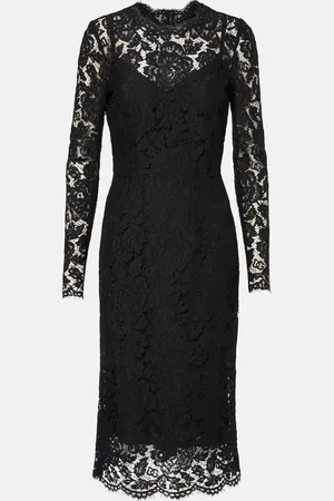 Dolce & Gabbana Vestido midi DG de encaje