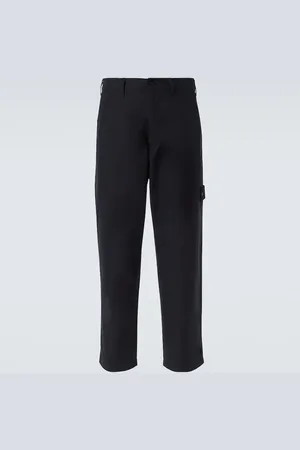 Stone Island Pantalones rectos Ghost de algodón