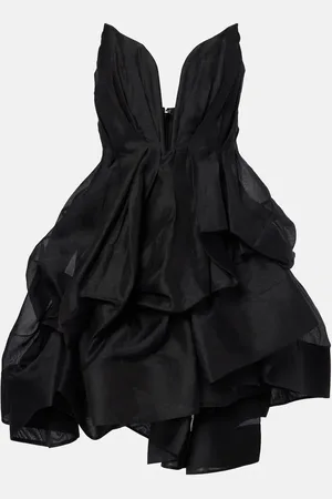 ZIMMERMANN Vestido corto Illuminate de lino y seda