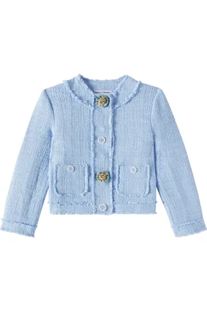 Dolce & Gabbana Chaqueta de mezcla de algodón de tweed