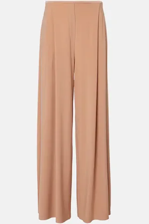 Norma Kamali Pantalones anchos de tiro alto