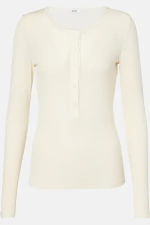 AGOLDE Camiseta Faustine con botones