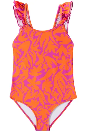 Il gufo Bañador estampado con volantes