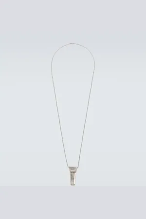 Rick Owens Collar con colgante Crystal Trunk Charm