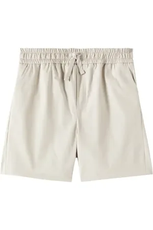 Dolce & Gabbana Shorts de gabardina en mezcla de algodón