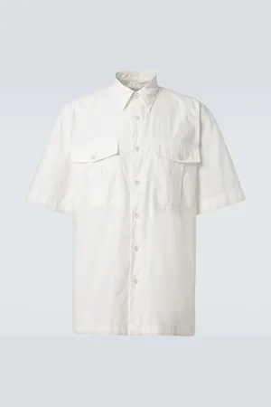 DRIES VAN NOTEN Camisa en lona de algodón
