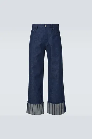 Jacquemus Jeans anchos La Casa a rayas